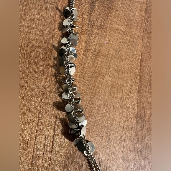 Long Gold Shimmery  Necklace - Picture 3 of 4